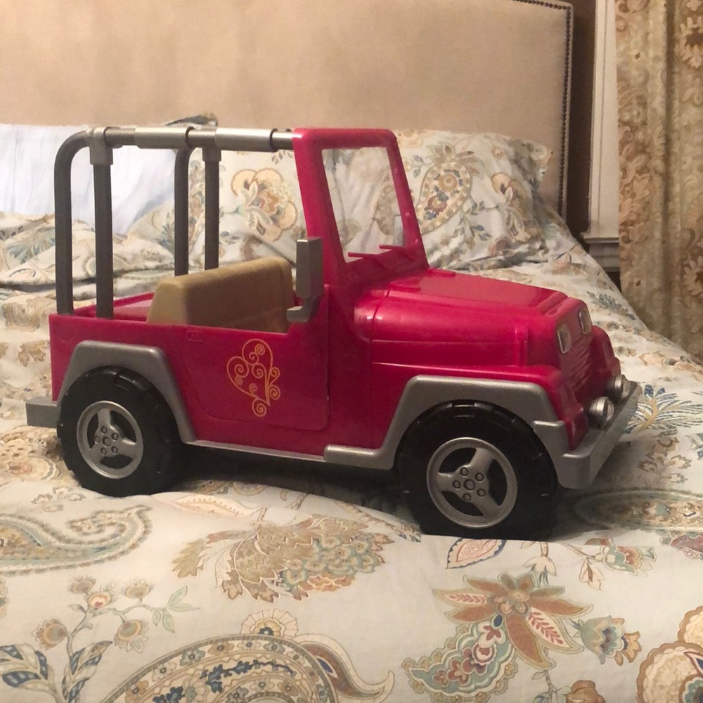 Hot pink OG girl doll Jeep